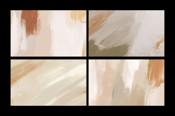 Blushed Cream Painted Backgrounds: Soft Brushstrokes for Elegant Design