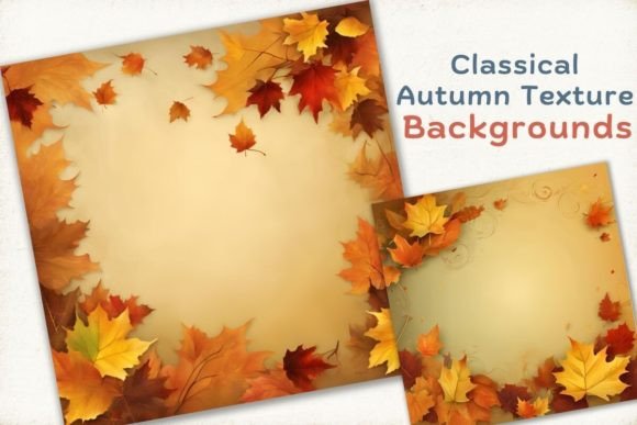 Classical Autumn Backgrounds: Timeless Elegance for Your Designs