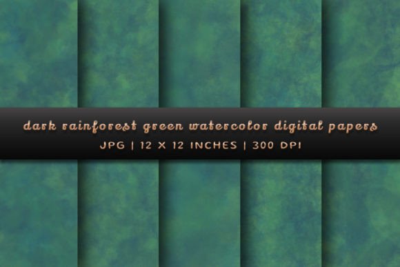 Dark Rainforest Green Backgrounds: Your Design Toolkit