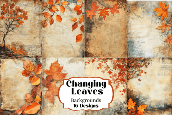 Embrace the Season: Using Changing Leaves Junk Journal Backgrounds