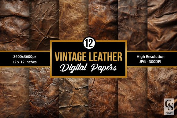 Timeless Texture: Using Vintage Leather Backgrounds