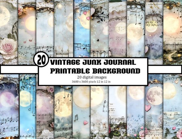 Unlocking Nostalgic Charm: Vintage Junk Journal Backgrounds