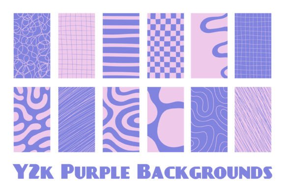 Y2K Purple Backgrounds: A Modern Take on Retro Digital Nostalgia